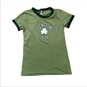 Yuengling Shamrock Beer T-Shirt St. Patrick’s Day Green Graphic Small Women’s